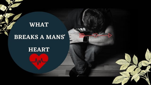 A depressed man crying, he is heartbroken