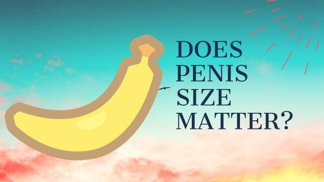 A long banana describing the length of a penis