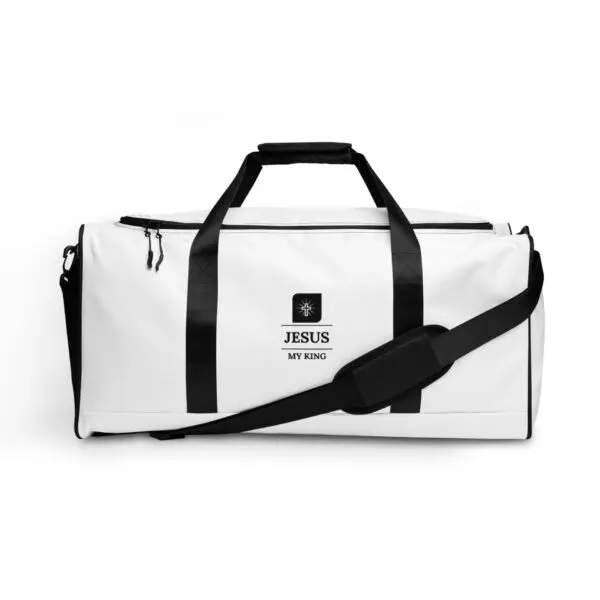 Duffle bag with a Jesus my King logo - Image 3
