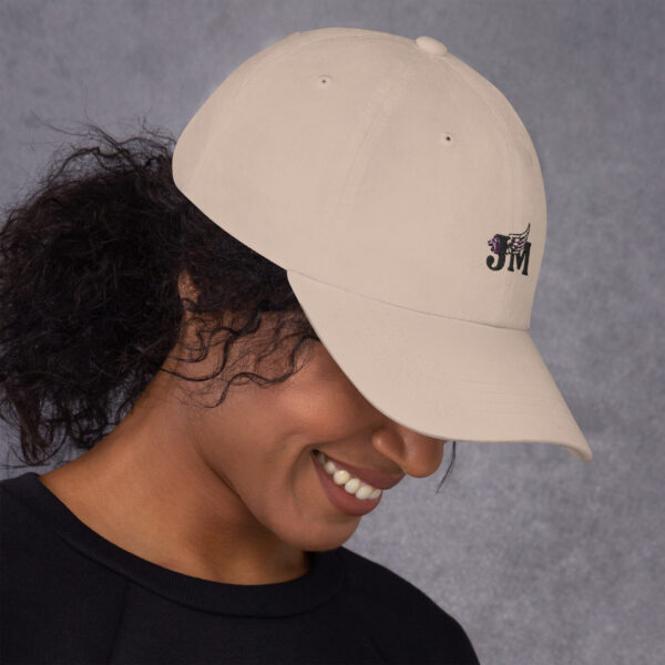 Dad hat with black logo