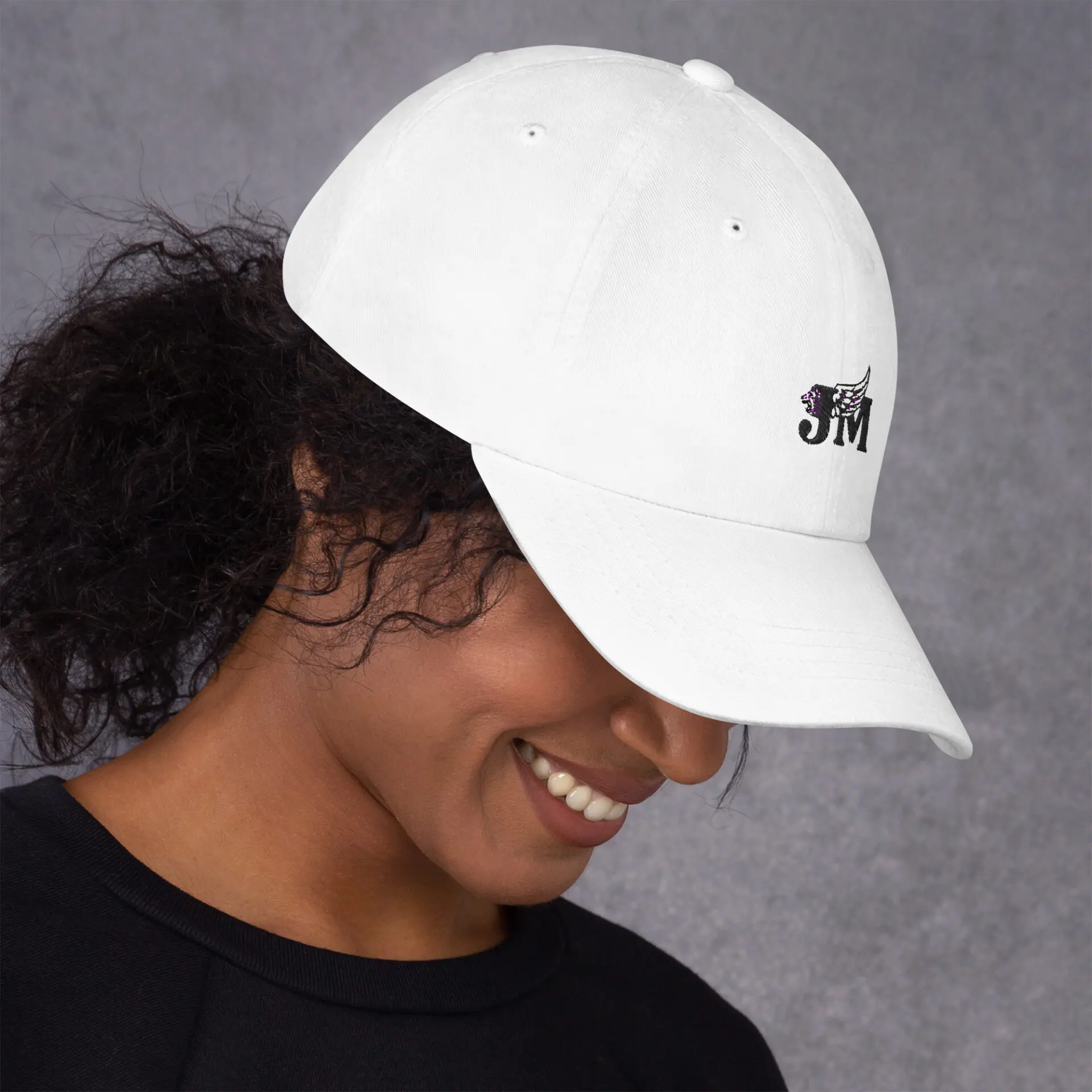 Dad hat with black logo 15 Dad hat with black logo - Image 15