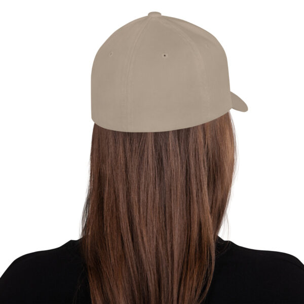 Structured Twill Cap White and Khaki