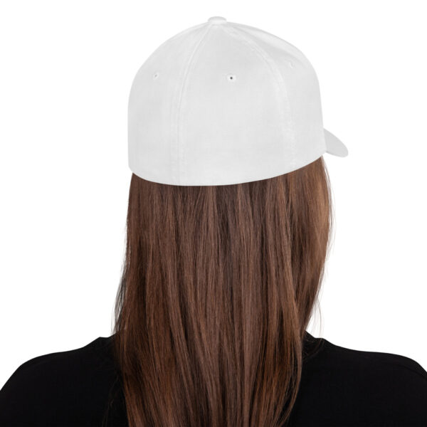 Structured Twill Cap White and Khaki