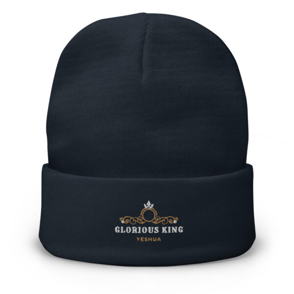 Embroidered Beanie with a Glorious King logo