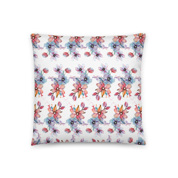 Pillow with colorful design