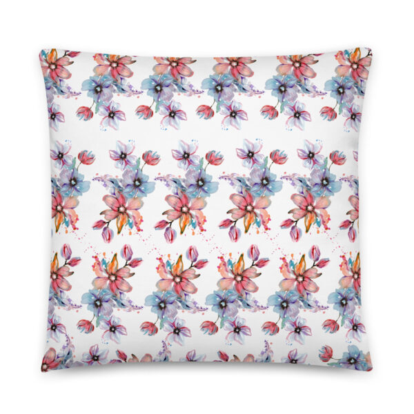 Pillow with colorful design