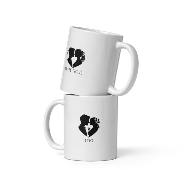 White glossy mug - Yes I Do