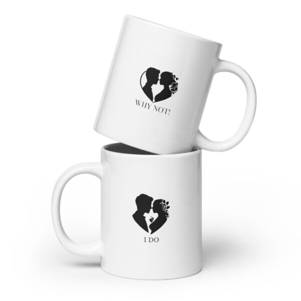 White glossy mug - Yes I Do