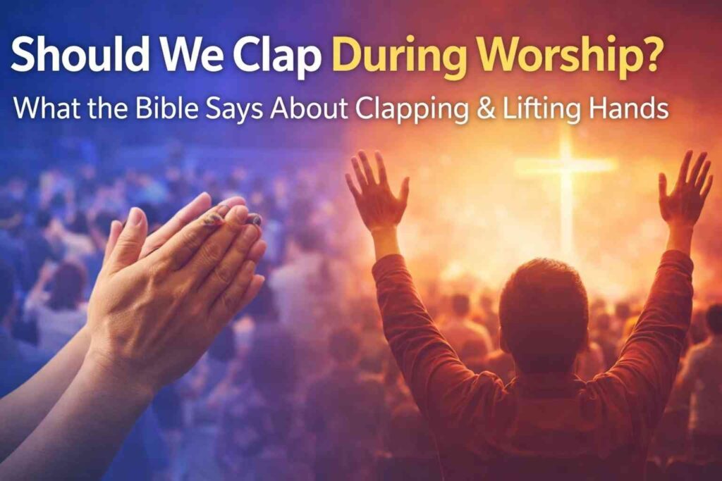 Should We Clap During Worship? Biblical Meaning of Clapping and Lifting Hands 1 Should We Clap During Worship? Biblical Meaning of Clapping and Lifting Hands