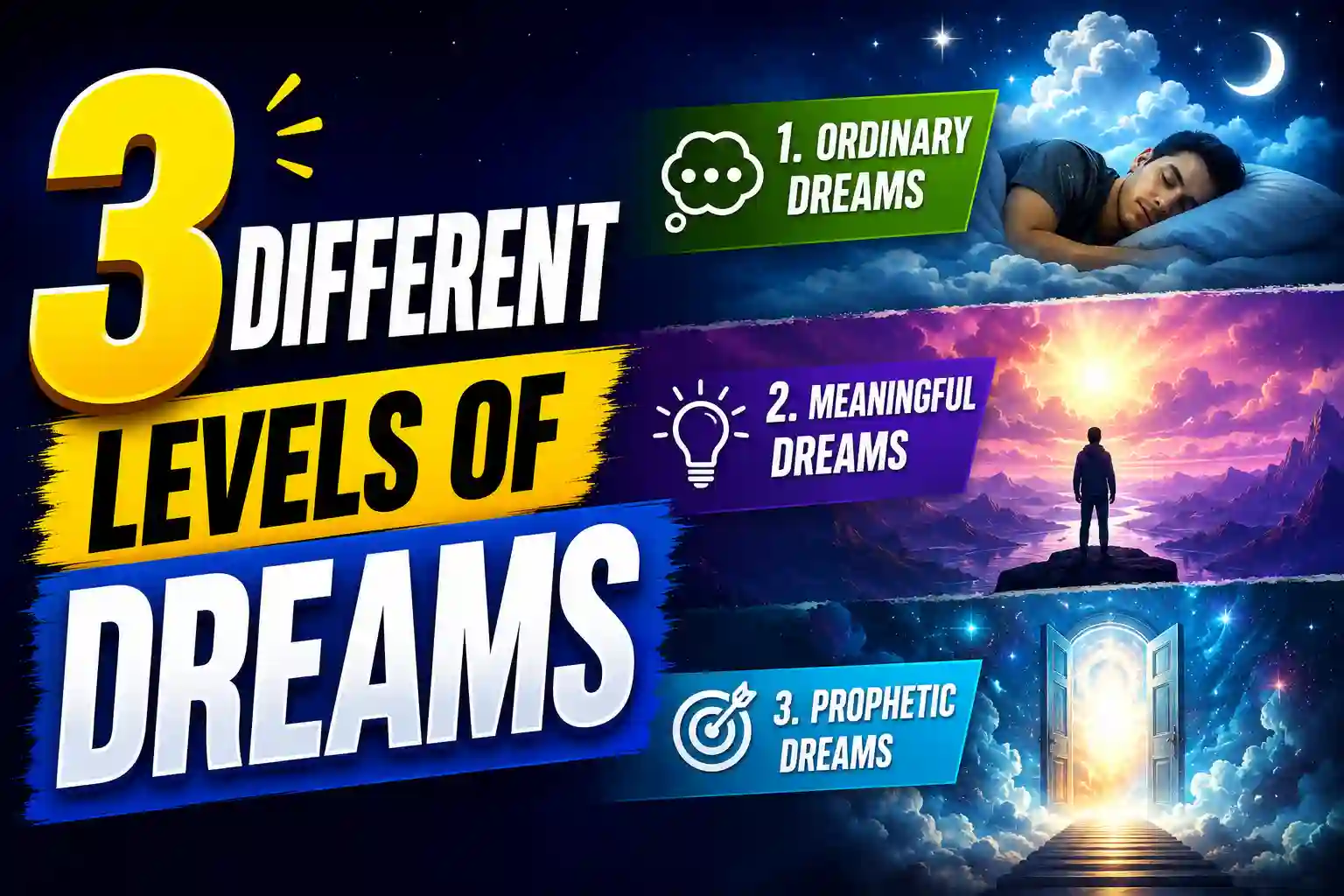 3 Different Levels of Dreams 1 3 Different levels of dreams